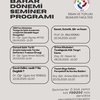 2024-2025 Bahar Dönemi İnsan ve Toplum Bilimleri Fakültesi Seminer Programı